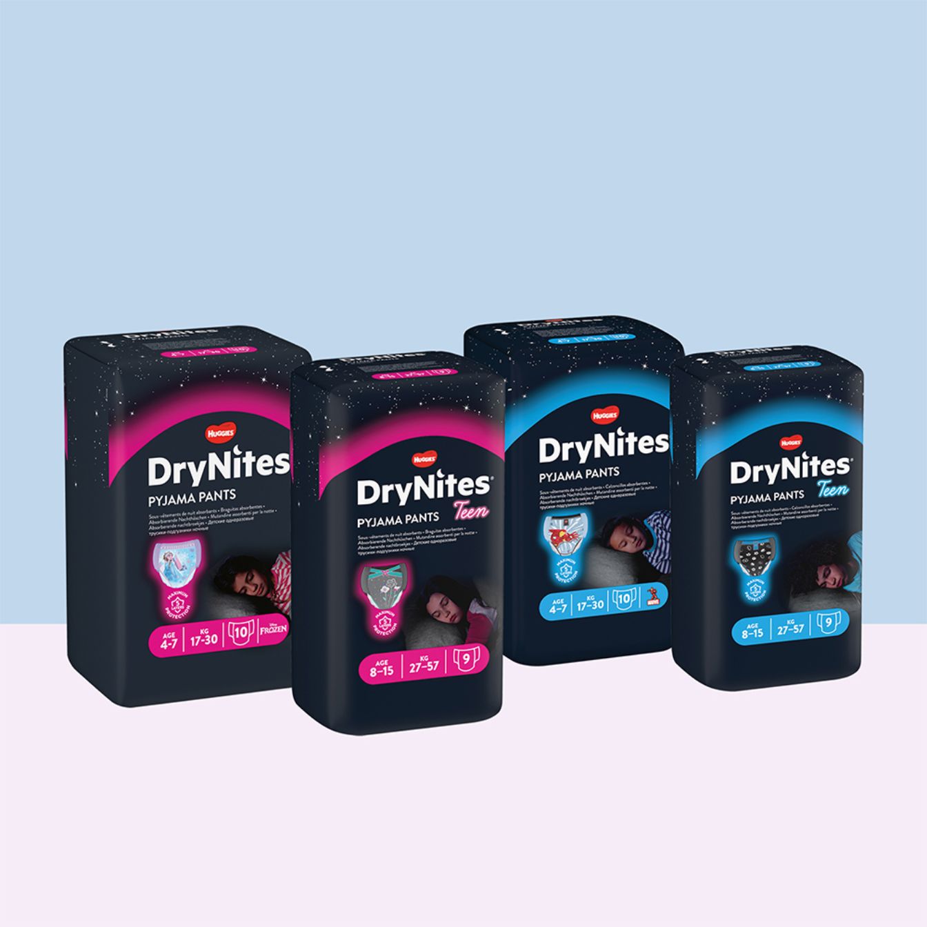 DryNites Childrens Product packs